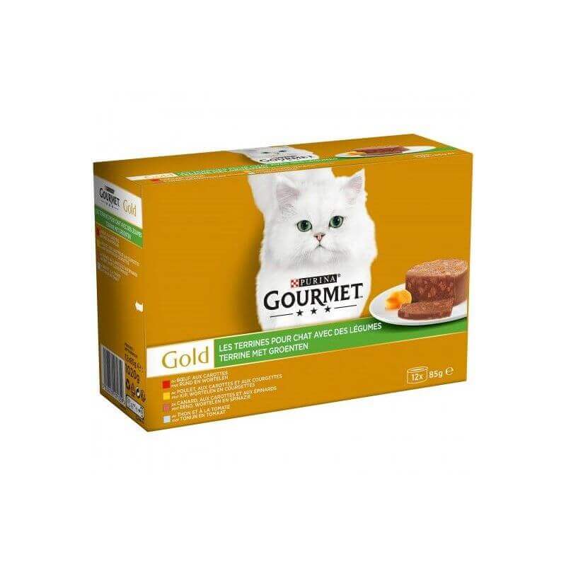 GOURMET GOLD Terrines Légumes 12x85g