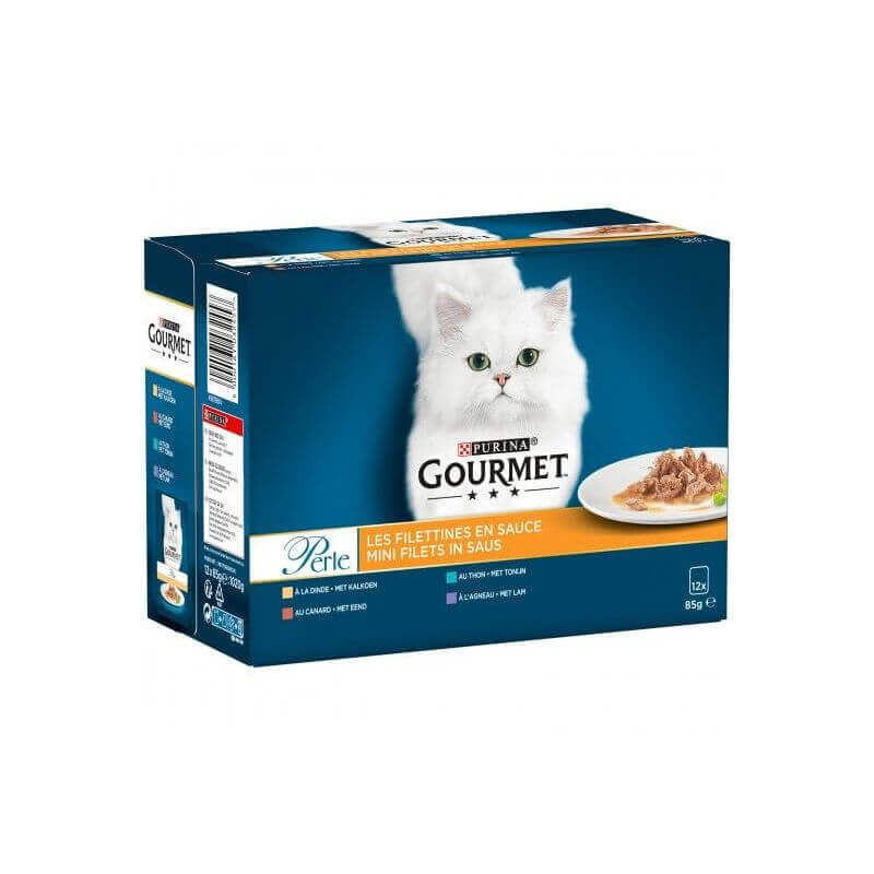 GOURMET PERLE Filettines sauce 12x85g