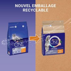PURINA ONE Chat Adulte Poulet Céréales Complètes 3KG