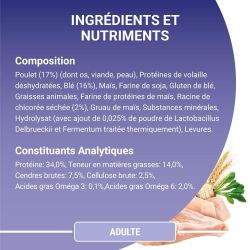 PURINA ONE Chat Adulte Poulet Céréales Complètes 3KG