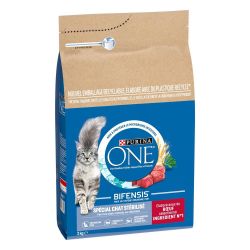 PURINA ONE Chat Stérilisé Bœuf 3KG