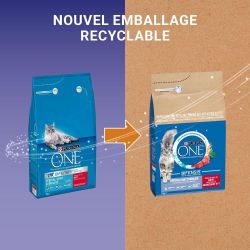 PURINA ONE Chat Stérilisé Bœuf 3KG