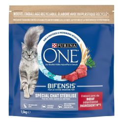 PURINA ONE Chat Stérilisé Bœuf 1,5KG