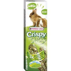 Crispy Mega Sticks Lapins-Cobayes Prairie Verte - 2 pièces 140g