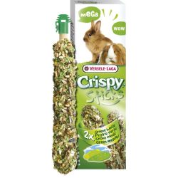 Crispy Mega Sticks Lapins-Cobayes Prairie Verte - 2 pièces 140g