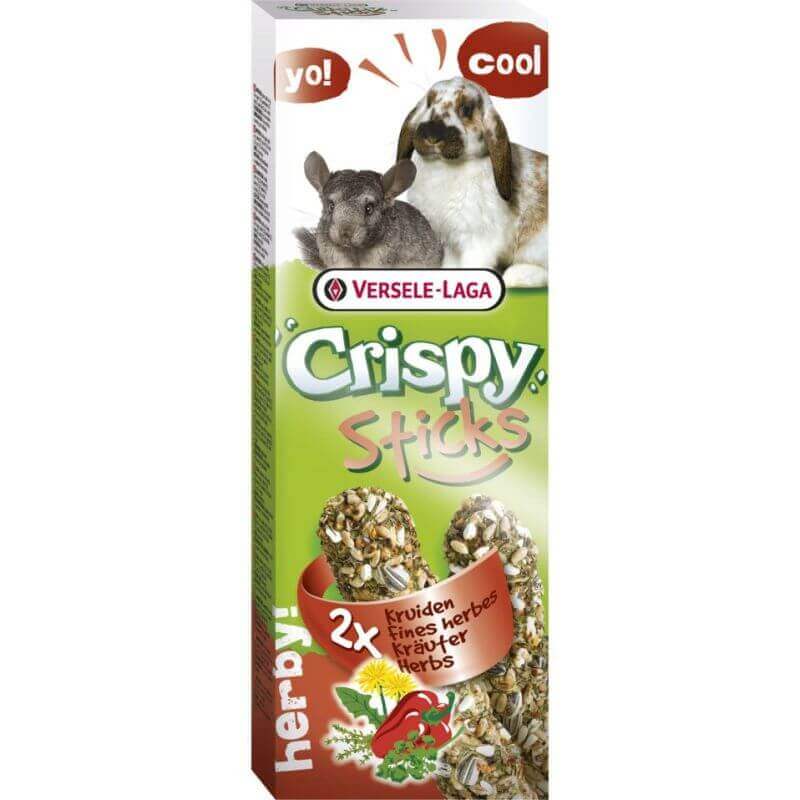 Crispy Sticks Lapins-Chinchillas Fines Herbes - 2 pièces 110g Crispy Sticks Lapins-Chinchillas Fines Herbes - 2 pièces 110g