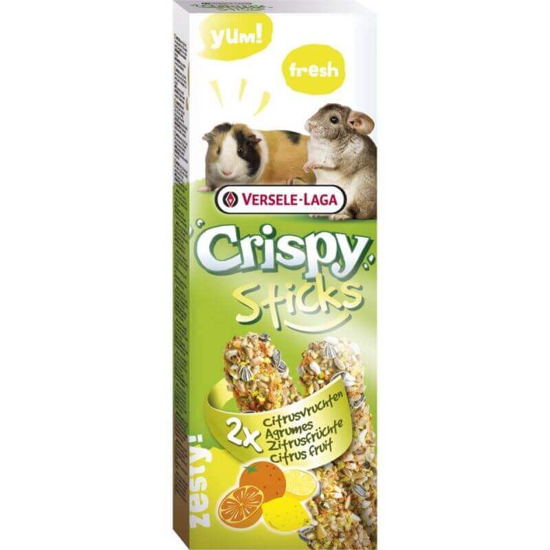 Crispy Sticks Cobayes-Chinchillas Agrumes - 2 pièces 110g Crispy Sticks Cobayes-Chinchillas Agrumes - 2 pièces 110g
