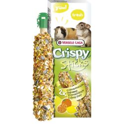 Crispy Sticks Cobayes-Chinchillas Agrumes - 2 pièces 110g