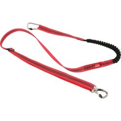 Laisse Moov réflective jogging, vtt - 2m - rouge