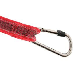 Laisse Moov réflective jogging, vtt - 2m - rouge