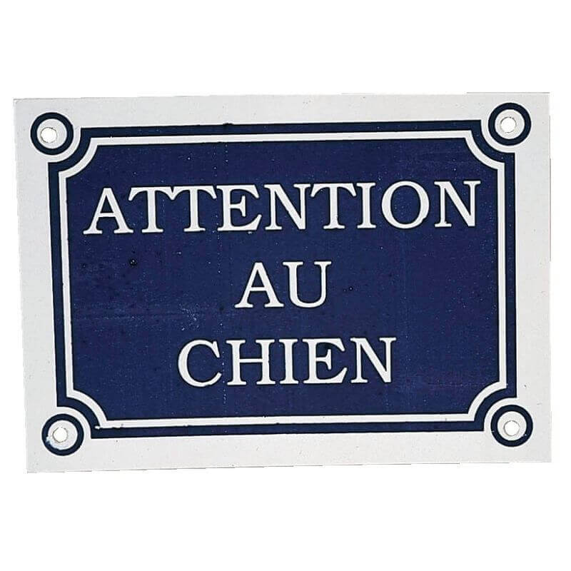 Plaque "Attention au chien" Plaque "Attention au chien"