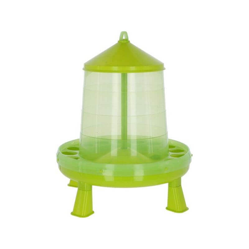 NOURRISSEUR AVEC PIED VERT POULE 8KG