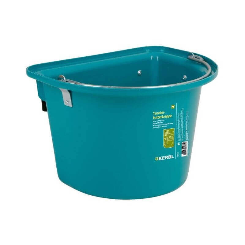SEAU MANGEOIRE AQUAMARIN AVEC CROCHET ET ANSE