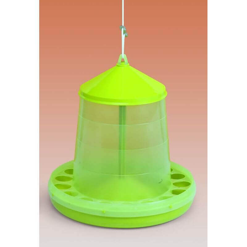TREMIE PLASTIQUE VOLAILLE 8KG VERT NOURRISSEUR TREMIE PLASTIQUE VOLAILLE 8KG VERT NOURRISSEUR