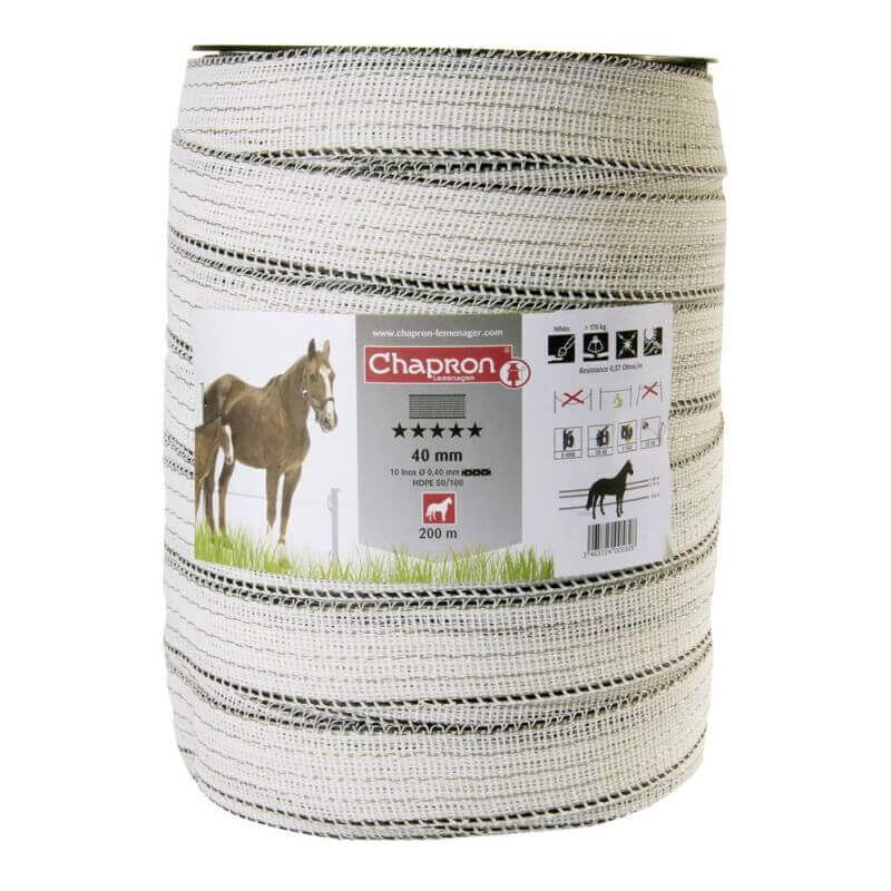 RUBAN PRESTIGE 40,0 MM BLANC 200M