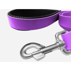 Laisse BioThane pour Chien avec poignée rembourrée Largeur 25mm