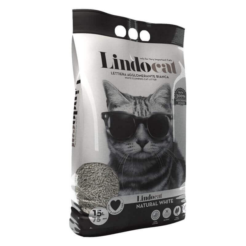 Litière Lindocat Natural White 15L