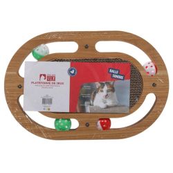 PLATEFORME JEUX 4 BALLES GRIFFOIR OVALE 41X27X4