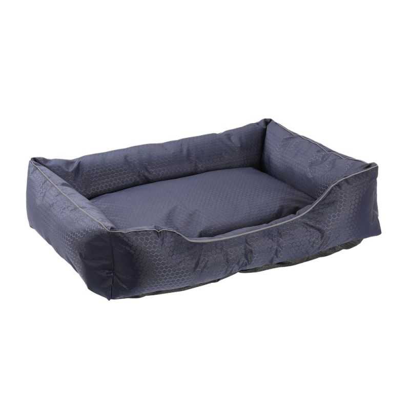 PANIER RECTANGULAIRE IMPERMEABLE ET ANTIDERAPANT BLEU 75X58X19CM