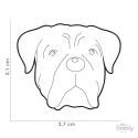 Médaille Friends Cane Corso marron