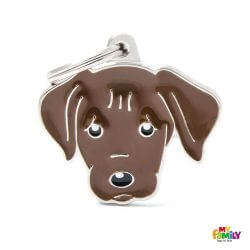 Médaille Friends Labrador Chocolat