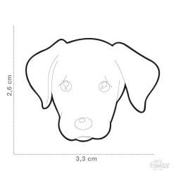 Médaille Friends Labrador Chocolat