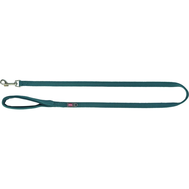 laisse Premium, XS–S: 1,20 m/15 mm, pétrole
