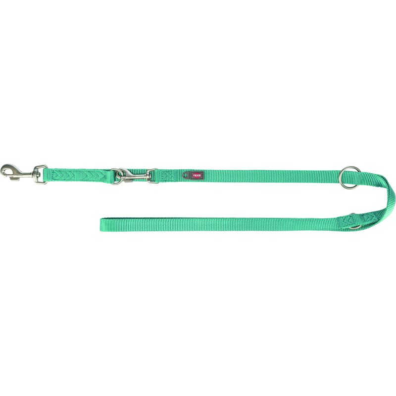laisse Premium réglable, M–L: 2,00 m/20 mm, aqua