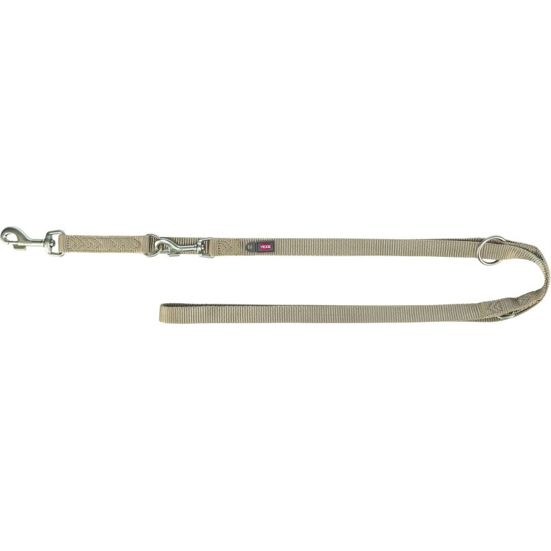 laisse Premium réglable, XS: 2,00 m/10 mm, sable