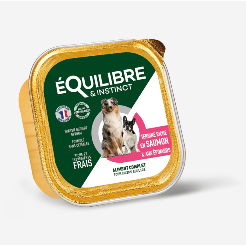 EQUILIBRE TERRINE SAUMON & EPINARDS 300gr New