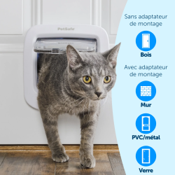 CHATIERE PUCE ELECTRONIQUE BLANC PETSAFE