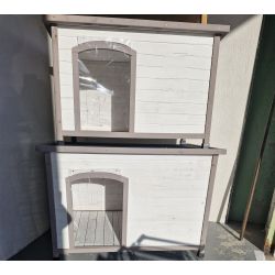 NICHE TOIT PLAT BLANC M 104x66x70