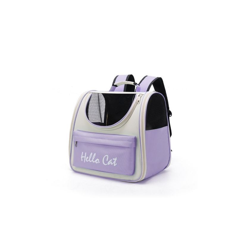 SAC A DOS VIOLET 37x34x25cm