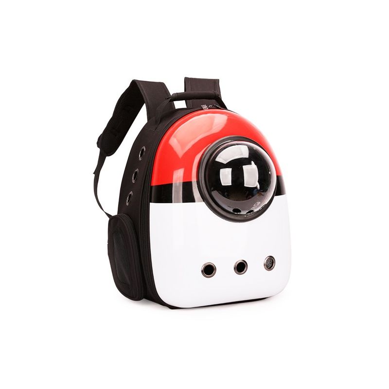 SAC A DOS ROUGE/BLANC 38x32x42cm