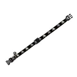 COLLIER CHAT REFLECT NOIR 20-30cmx10mm
