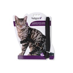 HARNAIS + LAISSE CHAT NYLON...
