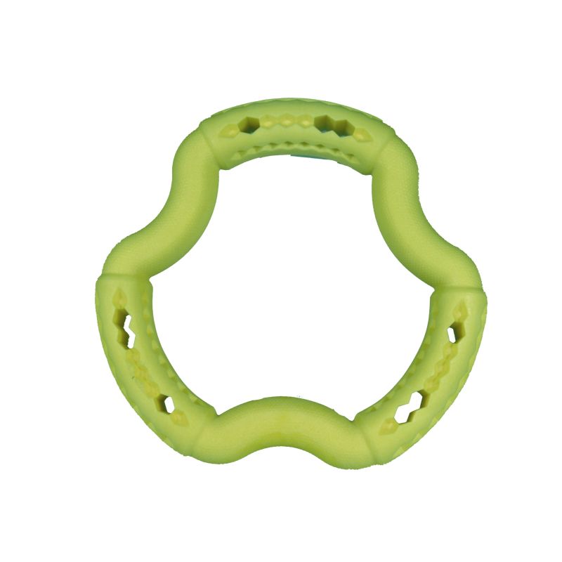 JOUET CHIEN TPR ANNEAU GREEN APPLE 21cm