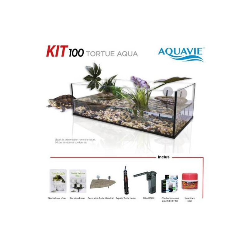 KIT TORTUE AQUA 100 EQUIPE AQUAVIE