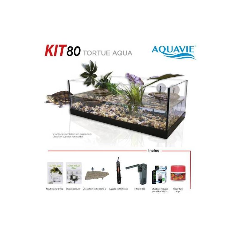 KIT TORTUE AQUA 80 EQUIPE AQUAVIE