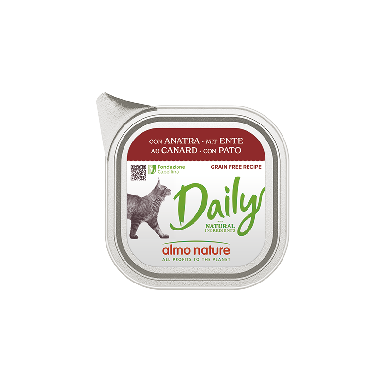 ALMO CHAT DAILY GRAIN FREE CANARD 100gr