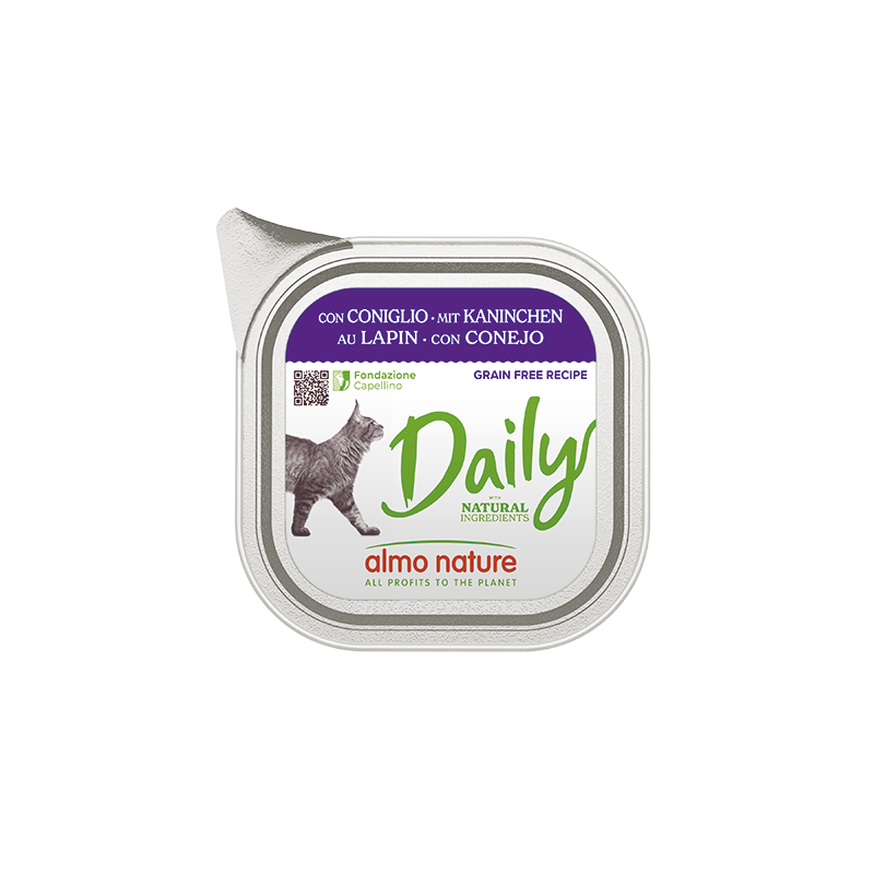 ALMO CHAT DAILY GRAIN FREE LAPIN 100gr