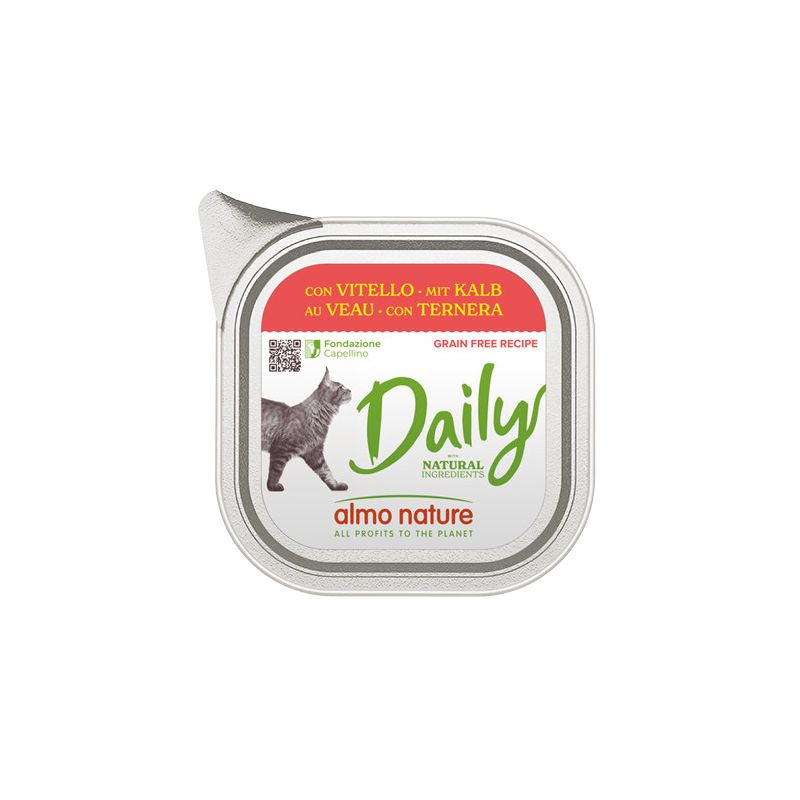 ALMO CHAT DAILY GRAIN FREE VEAU 100gr