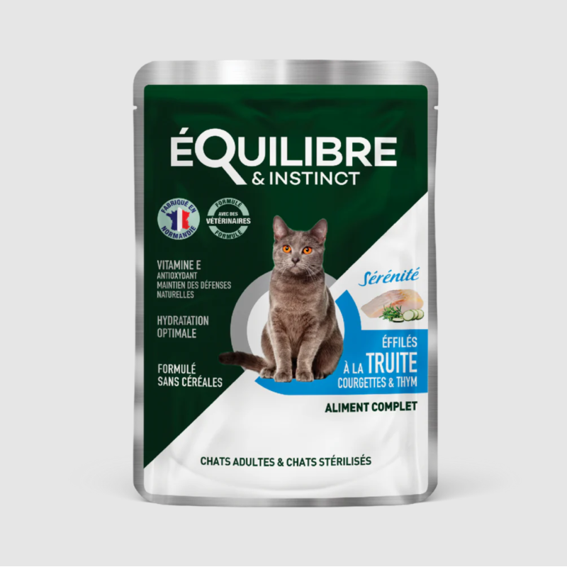 EQUILIBRE UNITE TRUITE COURGETTES THYM 85GR - NEW -