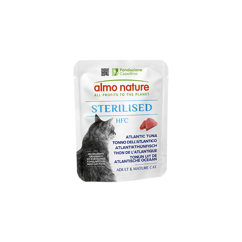 ALMO CHAT HFC STERILISED THON DE L'ATLANTIQUE 50gr