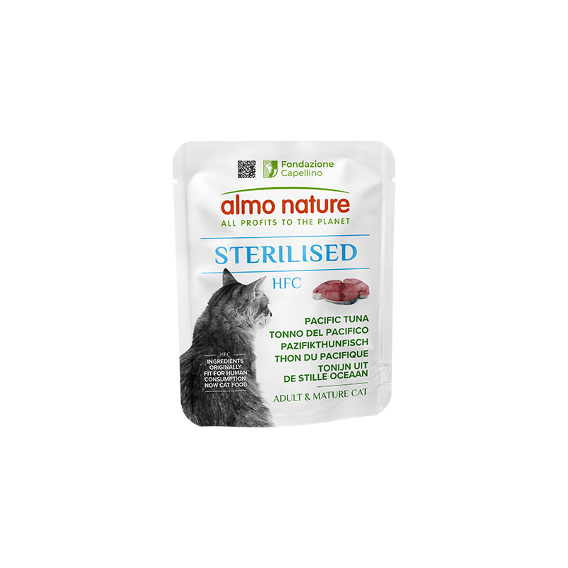 ALMO CHAT HFC STERILISED THON DU PACIFIQUE 50gr