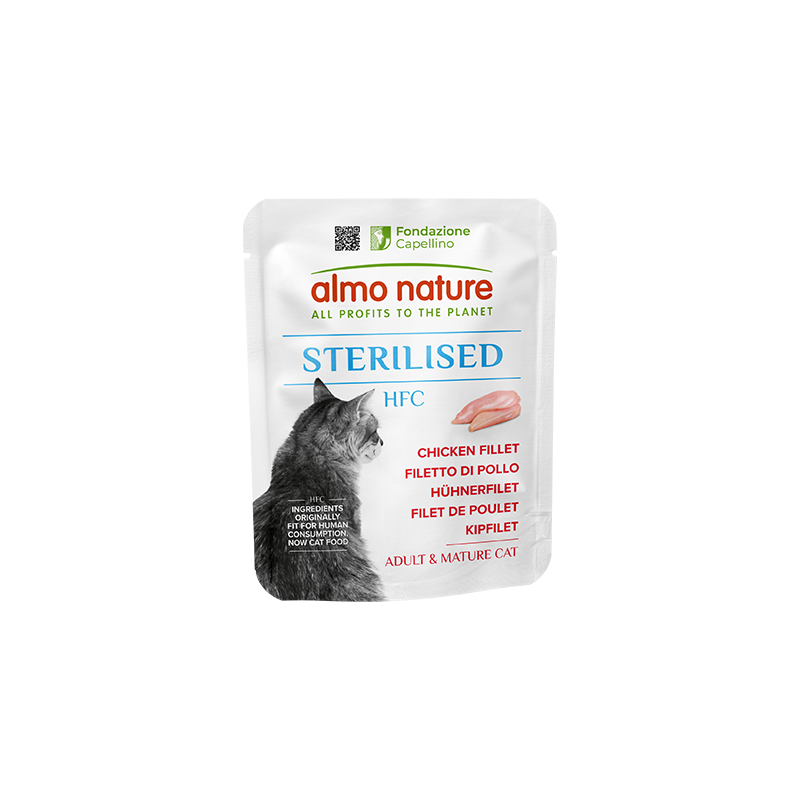 ALMO CHAT HFC STERILISED FILET DE POULET 50gr