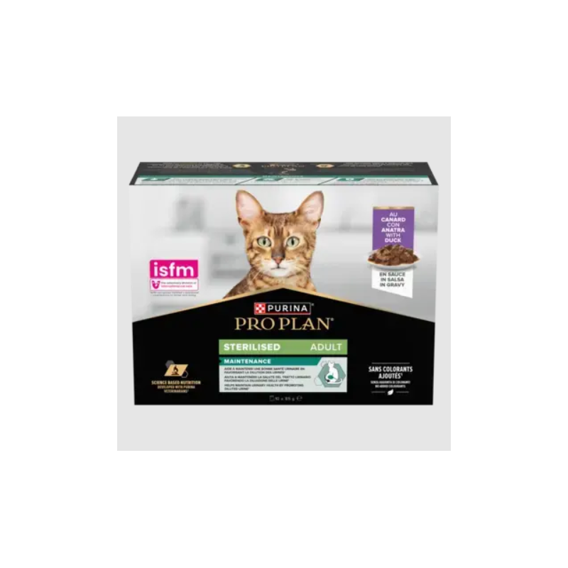 PROPLAN ADULTE STERILISE MAINTENANCE CANARD EN SAUCE 10x85gr