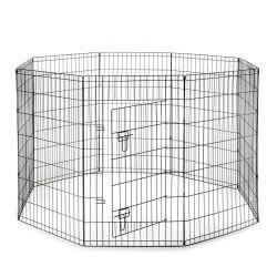 Enclos metal 8 pans 91cm de haut