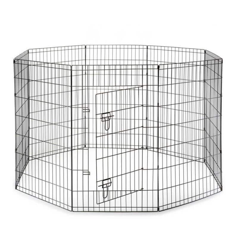Enclos metal 8 pans 91cm de haut