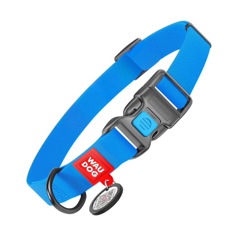 COLLIER WAUDOG COLLARTEX 25mm 34-49 cm BLEU